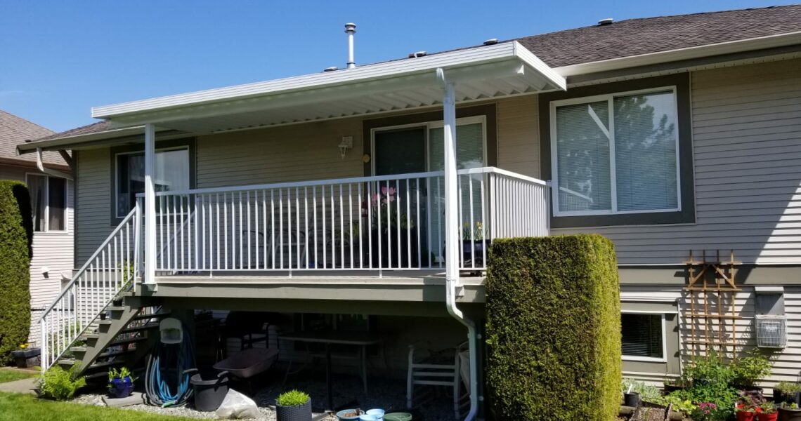 Metal Railing White Color