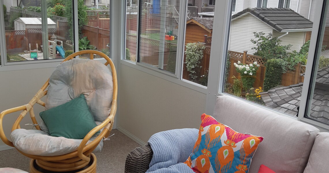 Sunroom Inside with Furniture