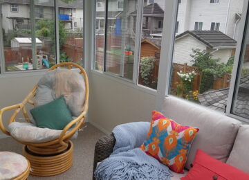 Sunroom Inside with Furniture