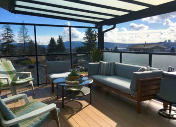 patio cover with incredible view